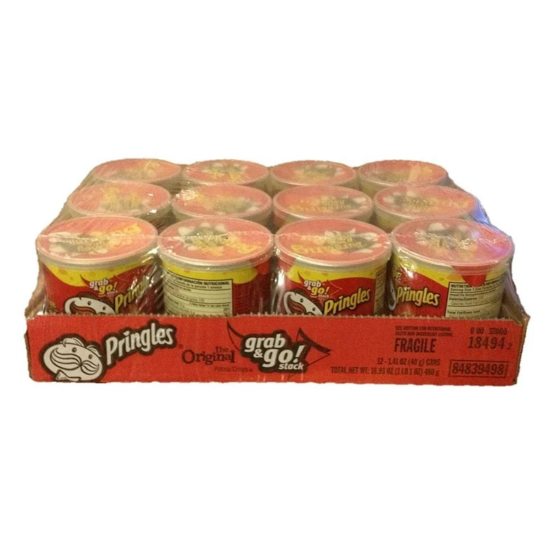 Pringles - Original Potato Crisps - 1.4 Oz (pack of 12)