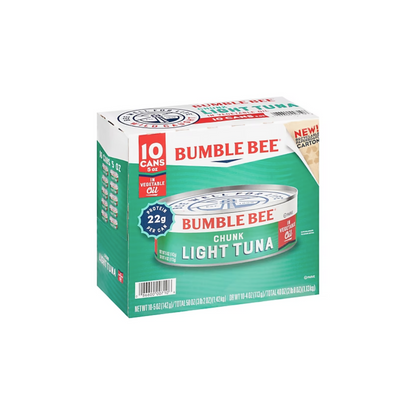 Bumble Bee Chunk Light Tuna in Oil, 5 oz. (Pack of 10)