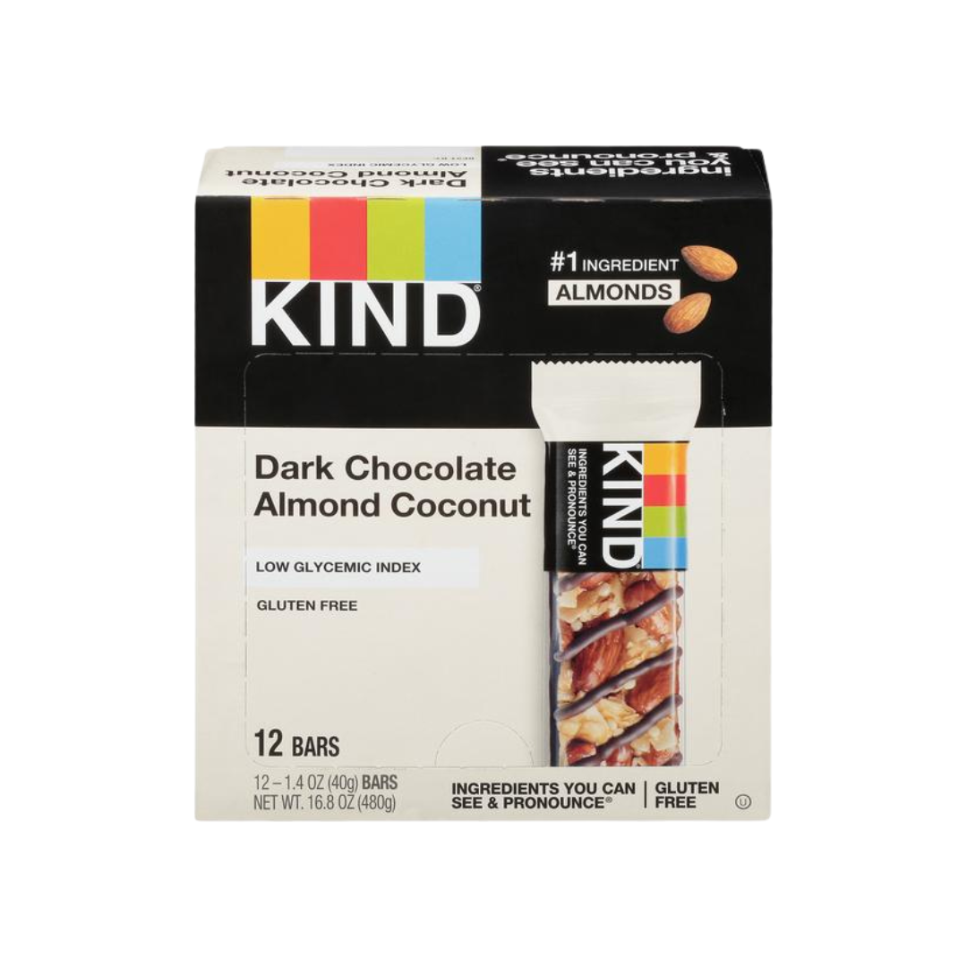 KIND Dark Chocolate Almond & Coconut Bars (12 pack)