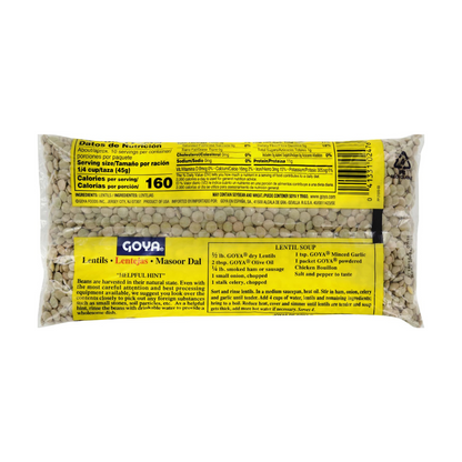 Goya Lentils - 4lbs