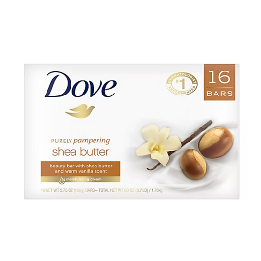 Dove Purely Pampering Beauty Bar, (16 Bars)